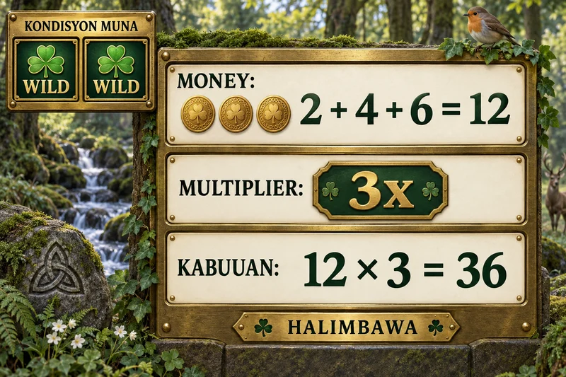 Explanation hypothetical record: Wild Wild Riches. Gate Wilds on reels 1–2 and money collection on reels 3–5. Not actual provider screenshot.